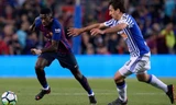 Ousmane Dembele bất ngờ dính chấn thương nặng.