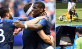 Pogba ghi bàn quyết định giúp Pháp thắng Australia 2-1.
