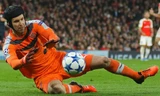 Cech đã có màn trình diễn xuất sắc trước Bayern Munich. 