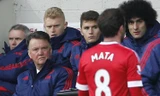 HLV Van Gaal rất tức giận với Mata.