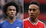 Arsenal lên kế hoạch chiêu mộ Willian để thay thế cho Aubameyang.