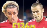 M.U sẵn sàng chi đậm vì Gareth Bale và Antoine Griezmann.