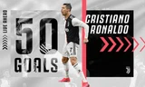 Cristiano Ronaldo cán mốc 50 bàn cho Juventus.