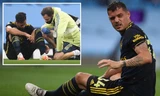 Cả Granit Xhaka và Mari đều dính chấn thương trong trận đấu với Man City.