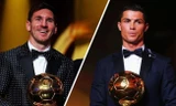Messi và Ronaldo thay nhau thống trị Quả bóng vàng FIFA suốt 6 năm qua.