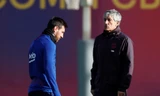 Lionel Messi bất đồng với HLV Setien.