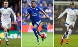 N'Golo Kante, Jamie Vardy và Riyad Mahrez đều có điều khoản phá vỡ hợp đồng không cao hơn 25 triệu euro.