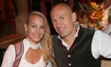 Arjen Robben và cô vợ xinh đẹp Bernadien Eillert.