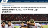 Fox Sports Asia đánh giá cao danh sách đội tuyển Việt Nam.