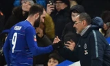 HLV Maurizio Sarri muốn mang Higuain cùng tới Juventus.