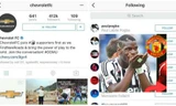 Chevrolet đặt chế độ theo dõi Pogba trên Instagram.
