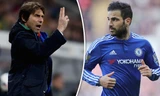 HLV Conte muốn Fabregas rời Chelsea ngay hè này.