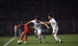 Nhiều cầu thủ U22 Indonesia rất thất vọng khi thua U22 Việt Nam 0-3.