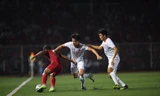 Nhiều cầu thủ U22 Indonesia rất thất vọng khi thua U22 Việt Nam 0-3.