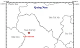 4 trận động đất liên tiếp xảy ra ở Quảng Nam