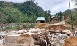 Sạt lở tại huyện Nam Trà My, Quảng Nam.