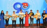 Nhiều tập thể, cá nhân nhận Bằng khen, tuyên dương tại Lễ kỷ niệm 90 năm Ngày Thành lập Đoàn TNCS Hồ Chí Minh.