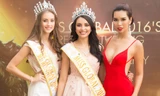Hà Anh mặc bốc lửa đón tiếp Hoa hậu, Á hậu Toàn cầu