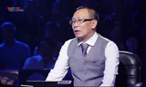 Hình ảnh quen thuộc của nhà báo Lại Văn Sâm trên ghế nóng "Ai là triệu phú".