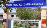Trường THCS Trần Hưng Đạo, TP Rạch Giá, Kiên Giang nơi các nữ sinh đánh nhau.