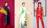 Á hậu Hoàng Oanh xinh đẹp quyến rũ với áo dài cách tân đón Tết