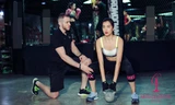 Lệ Hằng miệt mài tập gym chuẩn bị đi thi Miss Universe