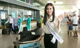 Hoa hậu Mỹ Linh rời Việt Nam, bắt đầu chinh phục Miss World 2017