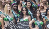 Hoàng Hạnh diện bikini nóng bỏng, nổi bật giữa dàn thí sinh Miss Earth 2019