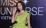 Mâu Thuỷ, Thanh Hằng nóng bỏng trên thảm đỏ chung kết Hoa hậu Hoàn vũ Việt Nam 