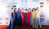 Dàn Hoa, Á hậu gợi cảm 'đổ bộ' thảm đỏ chung khảo phía Bắc Miss World Vietnam