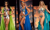 Màn diễn bikini 'rực lửa' của Hoàng Thuỳ và dàn thí sinh ở bán kết Miss Universe