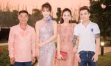 Á hậu Thuỵ Vân khuyên NSND Công Lý nhuộm tóc để xứng đôi với bạn gái