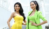 Em gái Hoàng Thuỳ khoe body bốc lửa tại sơ khảo Hoa hậu Hoàn vũ Việt Nam