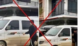 Công an Tuyên Quang cảnh báo việc hoang tin xuất hiện xe bắt cóc