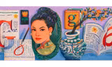 Google Doodle tôn vinh nhà thơ Sương Nguyệt Anh - chủ bút báo nữ giới đầu tiên ở Việt Nam