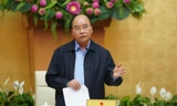 Thủ tướng Nguyễn Xuân Phúc chủ trì cuộc họp của Thường trực Chính phủ về chống dịch Covid-19