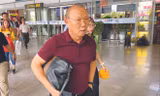 HLV Park Hang Seo đến Đà Nẵng tìm kiếm cầu thủ có thể bổ sung cho ĐT U22 VN chuẩn bị cho SEA Games ảnh: CTV
