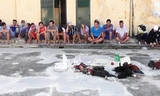 Công an huyện Phú Tân bắt quả tang vụ đá gà ăn tiền và lắc tài xỉu do anh Võ QuangTrường tổ chức trưa 05/01, tạm giữ 34 người