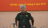 Thượng tướng Nguyễn Chí Vịnh, Thứ trưởng Bộ Quốc phòng chủ trì phiên họp, sáng 21/9