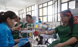 Tuổi trẻ Quân đội tham gia hiến máu cứu người