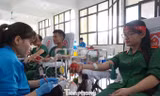 Tuổi trẻ Quân đội tham gia hiến máu cứu người