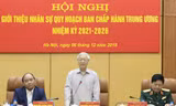 Tổng Bí thư, Chủ tịch nước Nguyễn Phú Trọng, Bí thư Quân ủy T.Ư phát biểu chỉ đạo hội nghị, sáng 6/12