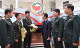Học viên quân sự 3 nước Đông Dương hưởng ứng Chủ Nhật Đỏ 2024 tại Trường Sĩ quan Chính trị
