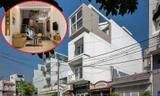 Nhà ống 4 tầng, mặt tiền hẹp vẫn đẹp long lanh