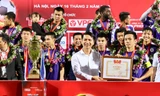Giây phút CLB Hà Nội đăng quang Siêu Cúp 2018.