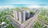Dự án Imperia Sky Garden trải dài trên mặt đường lớn Minh Khai.