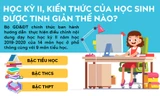 Học kỳ II, kiến thức của học sinh được tinh giản thế nào?