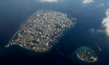 Thủ đô Malé của Maldives, cao 3m so với mực nước biển (Ảnh: Guardian)