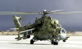 Trực thăng Mi-24P Hind F hoạt động trong quân đội Mỹ với vai trò thử nghiệm. Ảnh: Wikipedia