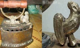 Một chiếc bàn là cổ được cho là có con gà bằng đồng lạnh mà giới săn lùng đồ cổ ao ước